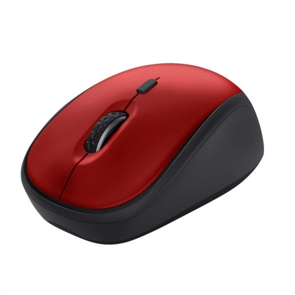 TRUST MOUSE YVI WIRELESS, ECO, ROSSO [24550]