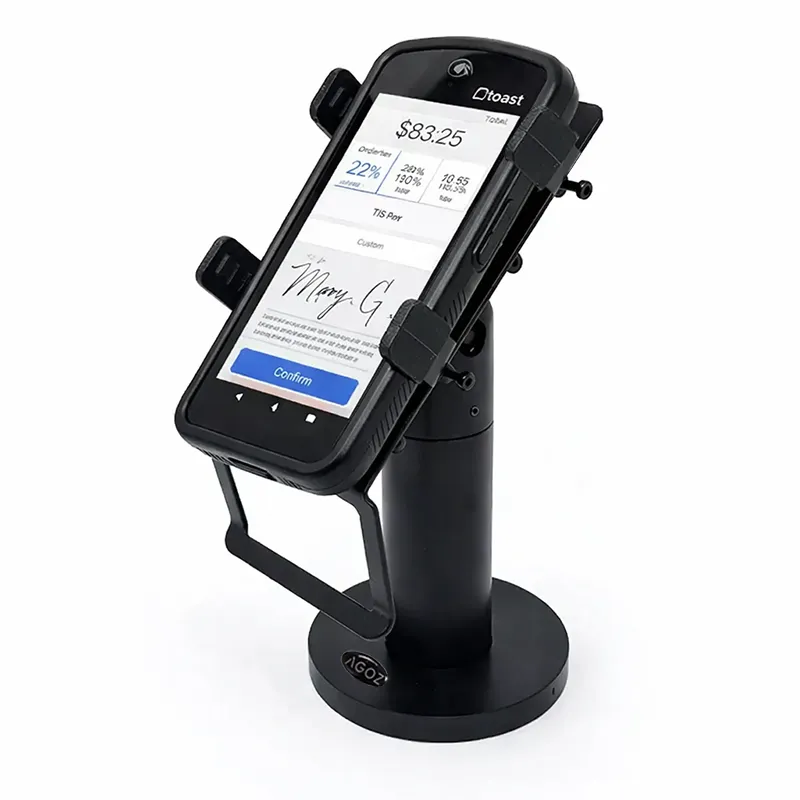 Toast Go 2 Handheld POS Terminal Pole Stand with Swivel & Tilt Mount | Agoz