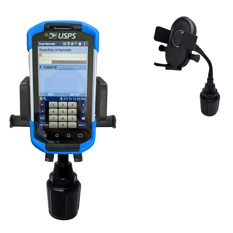 Cup Holder Cradle Mount for USPS Scanner