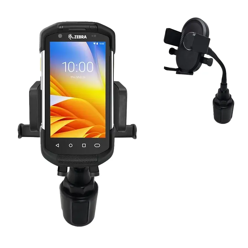 Zebra Mobile Computer Cup Holder Mount for Shared Fleet Vehicles | Agoz