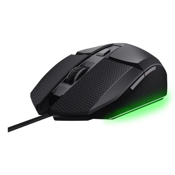 TRUST MOUSE GAMING ILLUMINATO CABLATO 10.000DPI - 10.000Hz POLLING - GXT121 FELOX+ NERO [25603]