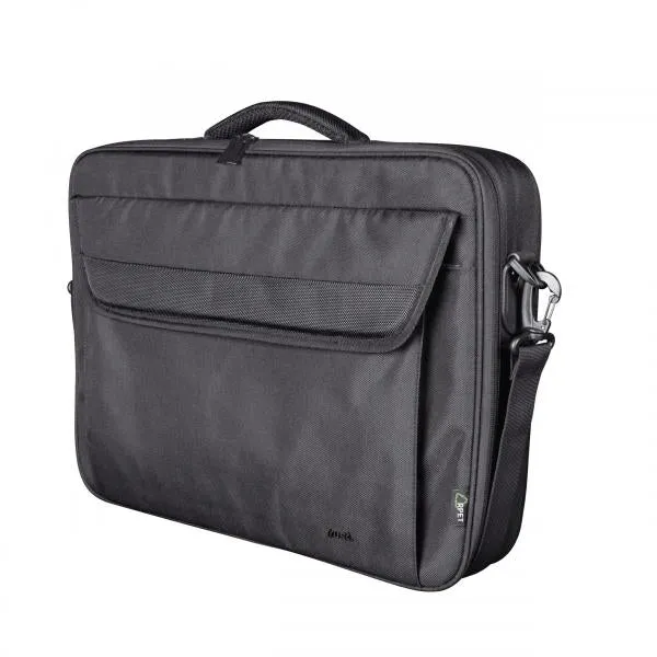 TRUST BORSA LAPTOP/NOTEBOOK FINO A 15,6" ECO - 100 MATERIALE RICICLATO - ATLANTA NERO [24189]