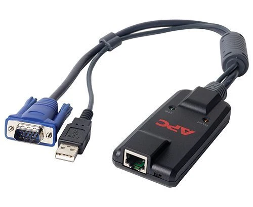 APC KVM-USB cavo per tastiera, video e mouse Nero [KVM-USB]