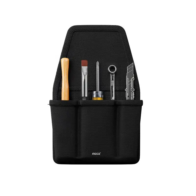 Construction Worker's Tool Pouch with Belt Clip