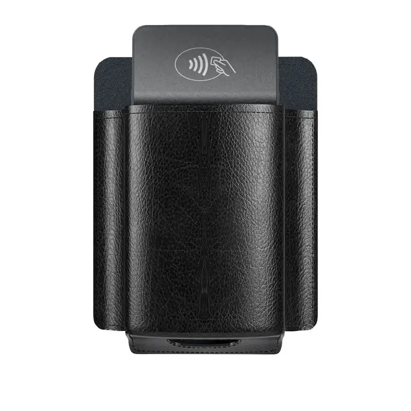 Heavy-Duty Leather Castles Mobile POS Terminal Case with Belt Clip