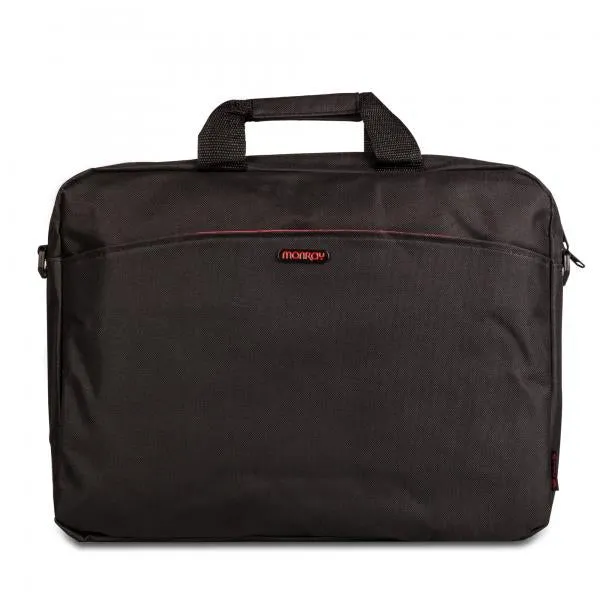 NGS BORSA PER NOTEBOOK UNIVERSALE FINO A 15,6" COLORE ROSSA E NERA - UNA TASCA E UN COMPARTIMENTO PER DOCUMENTI [ENTERPRISE]