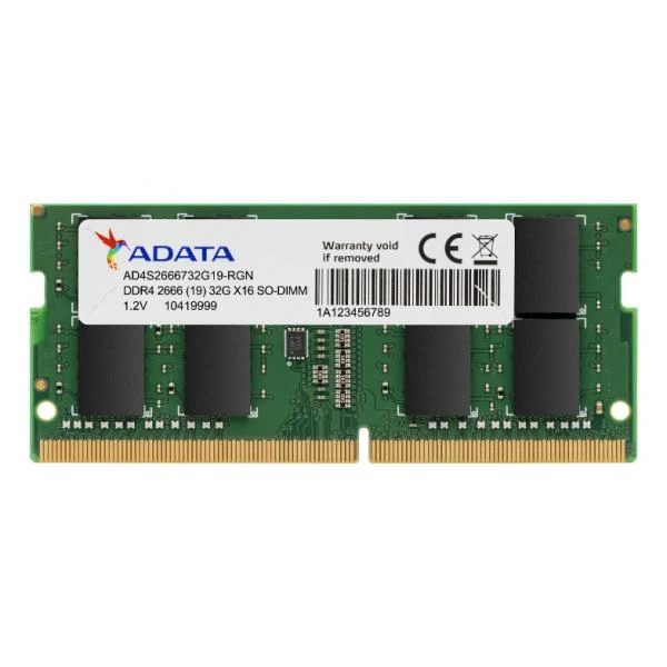 ADATA RAM SO-DIMM 8GB DDR4 2666MHZ 1.2V [AD4S26668G19-SGN]