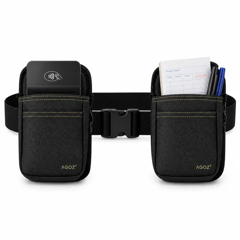 Double Pouch Waist belt for Adyen Mobile POS Terminals