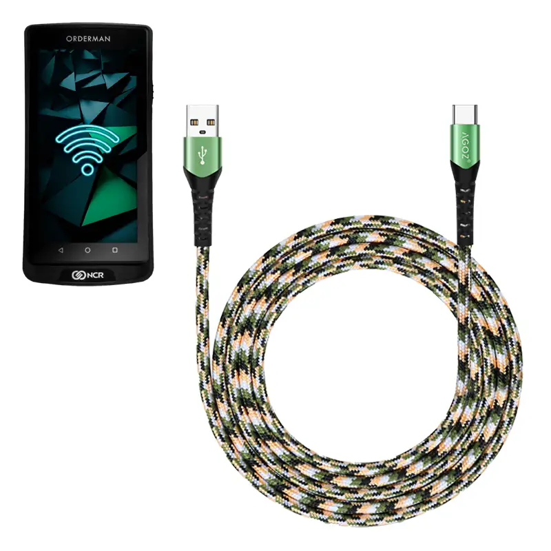 USB-C Fast Charger Cable for Orderman Handheld Terminal