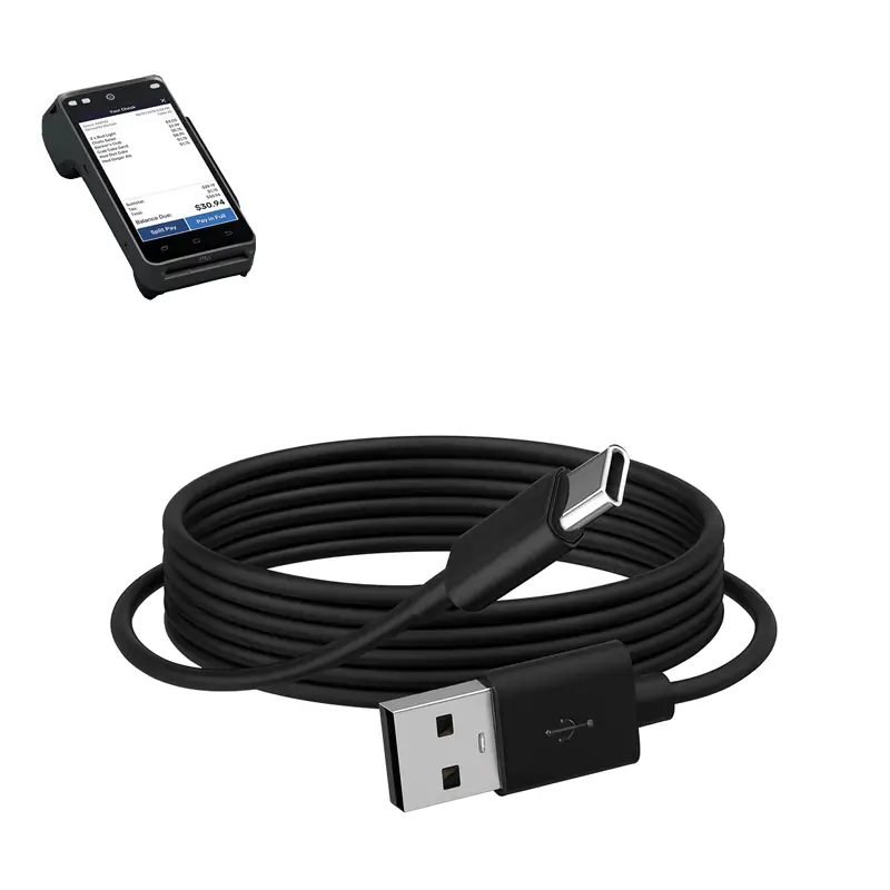 USB-A to USB-C Charger Cable for Shift4 POS Terminals