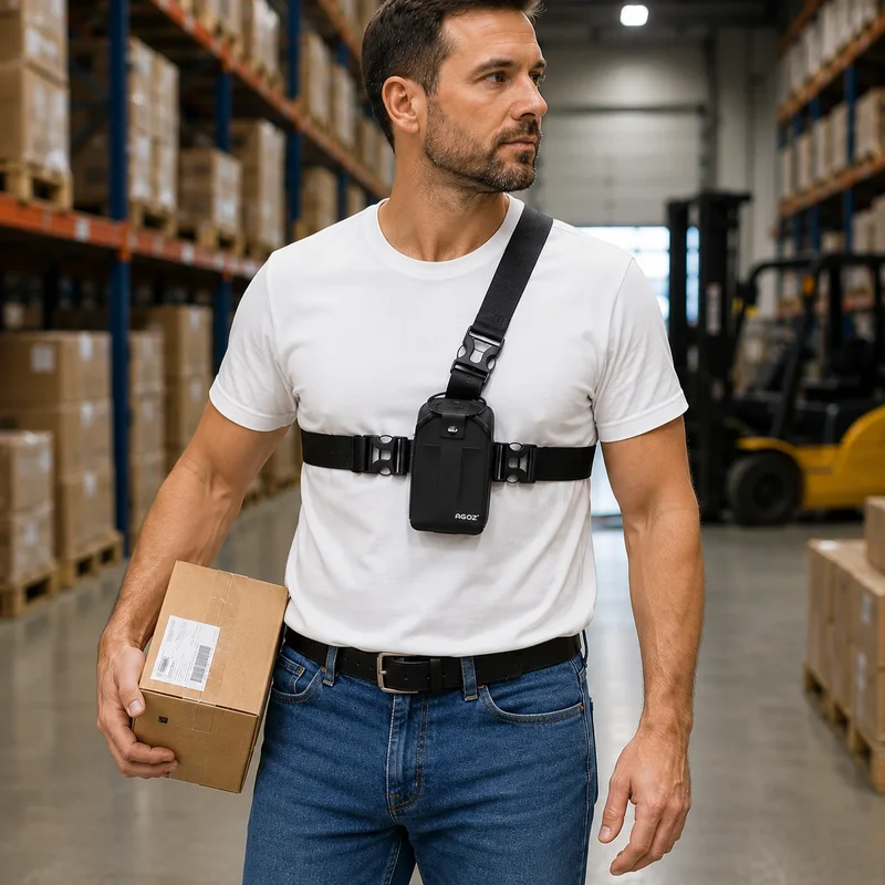 Wearable Scanner Chest Harness Holster for Datalogic Memor Handhelds | Agoz