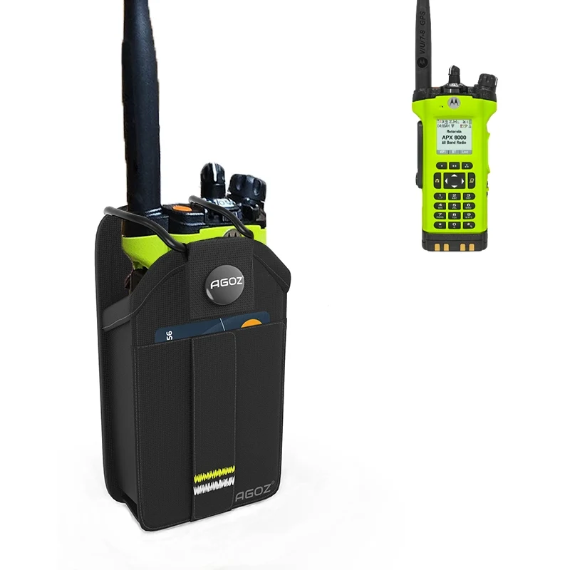 Durable Radio Belt Clip Case with Snap Closure