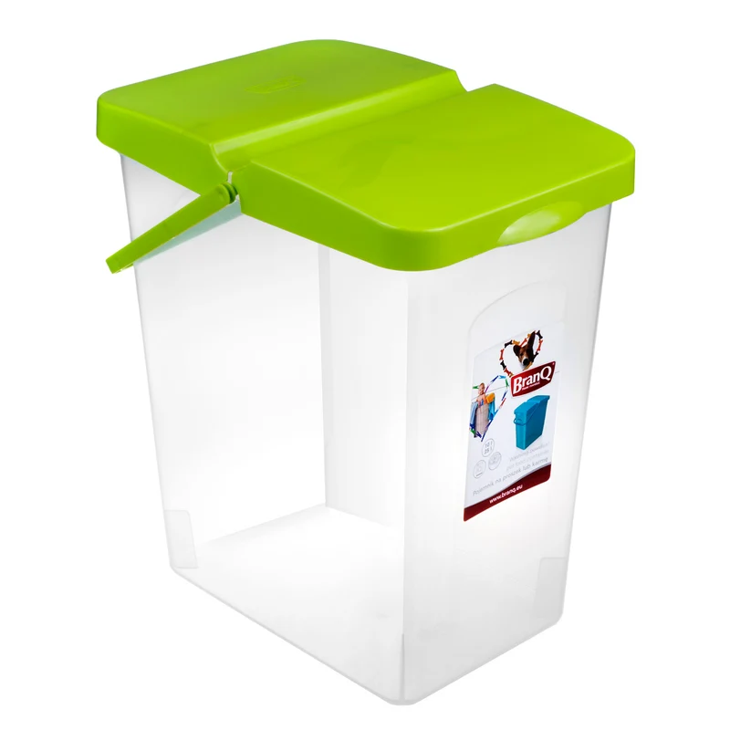 Contenitore trasparente per mangime in polvere da 10 l BranQ 1311