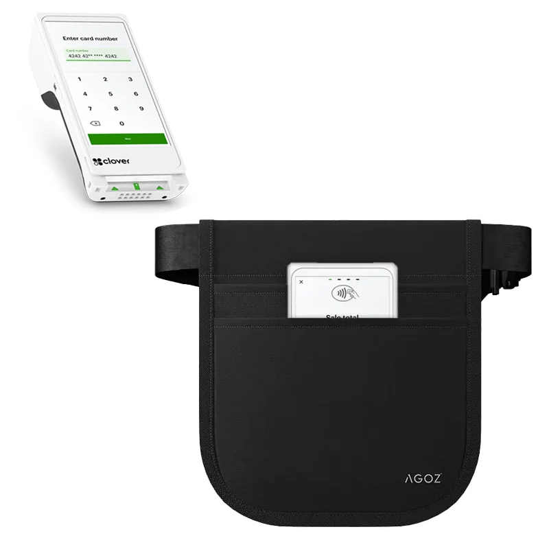 Clover Flex Handheld POS Terminal Waitress Server Apron with Secure Pocket