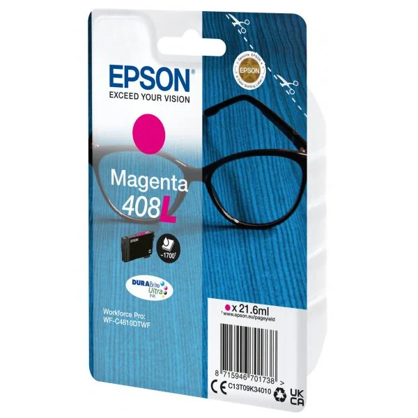 EPSON CARTUCCIA MAGENTA 408L DURABRITE ULTRA INK [C13T09K34010]