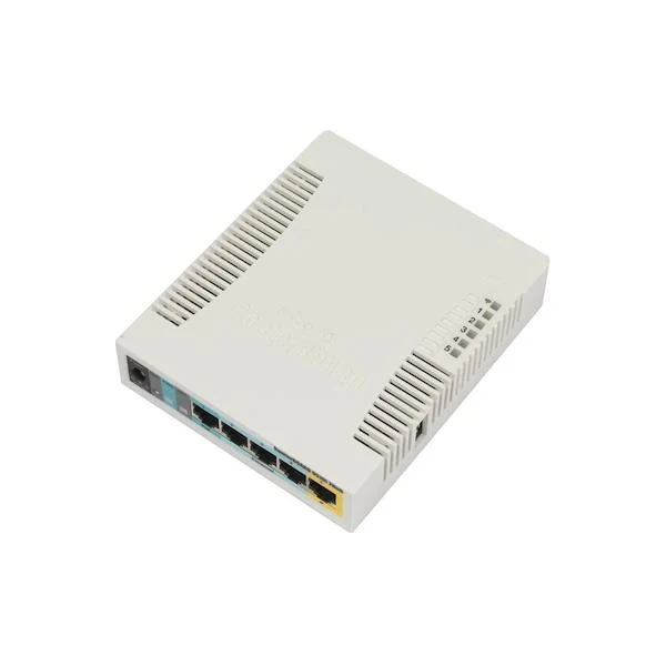 MikroTik, RouterBOARD 951Ui, 2HnD with 600Mhz CPU, 128MB RAM, 5xLAN, built, in 2.4Ghz 802b/g/n 2x2 [RB951Ui-2HnD]