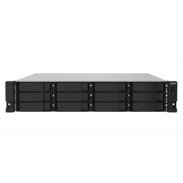 QNAP TS-1232PXU-RP NAS Armadio (2U) Collegamento ethernet LAN Nero AL324 [TS-1232PXU-RP-4G]