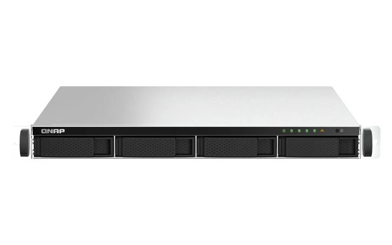 QNAP TS-464U-RP NAS Rack (1U) Intel Celeron N5095 8 GB DDR4 0 TB QNAP Turbo System Alluminio, Nero [TS-464U-RP-8G]