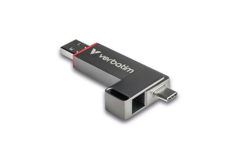 Verbatim Dual QuickStick unità flash USB 1 TB USB Type-A / USB Type-C 3.2 Gen 1 (3.1 Gen 1) Grigio [32043]