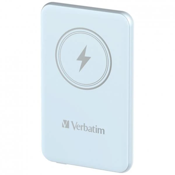 Verbatim Charge 'n' Go Polimeri di litio (LiPo) 5000 mAh Carica wireless Blu [32242]