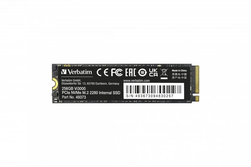Verbatim Vi3000 256 GB M.2 PCI Express 3.0 NVMe [49373]