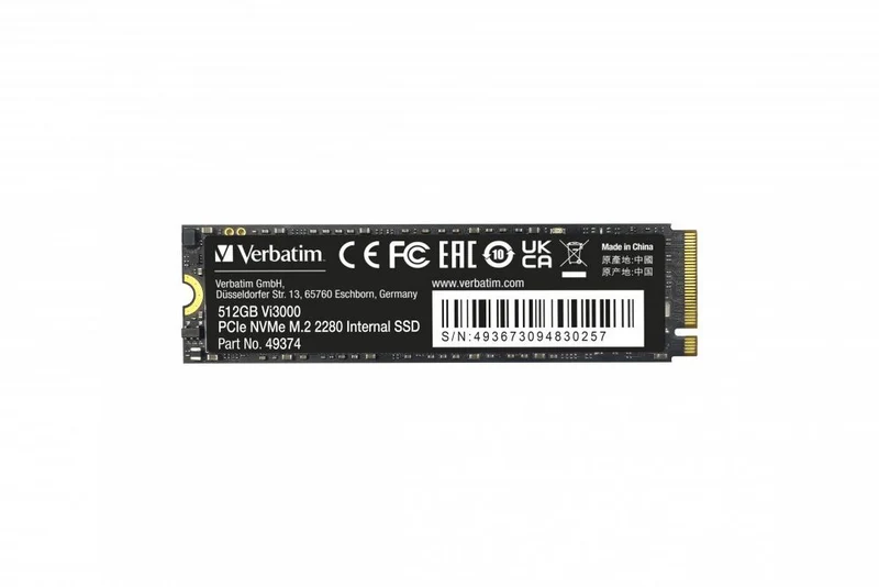 Verbatim Vi3000 512 GB M.2 PCI Express 3.0 NVMe [49374]