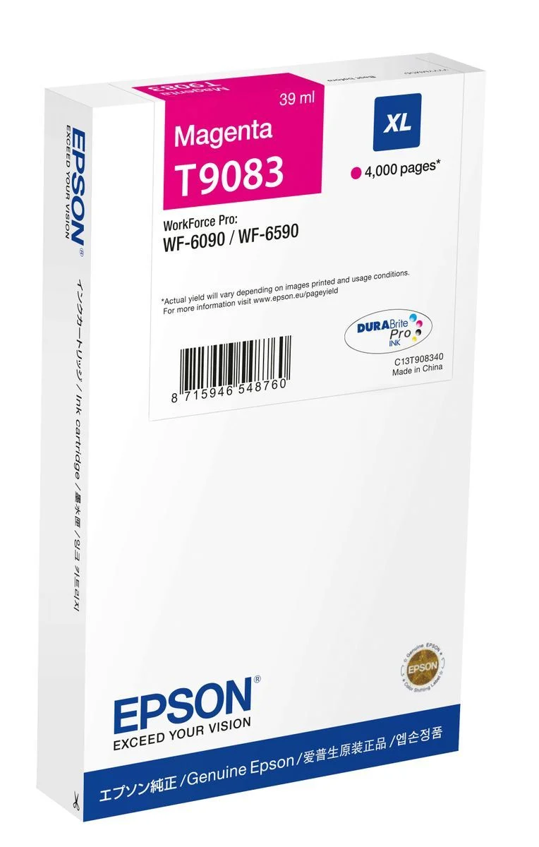 Epson WF-6xxx Ink Cartridge Magenta XL [C13T90834N]