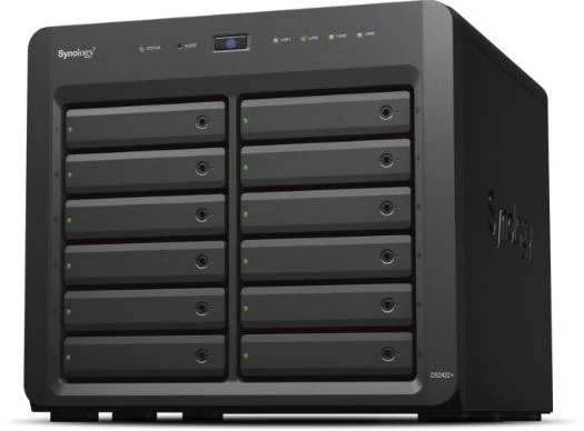 Synology DiskStation DS2422+ server NAS e di archiviazione Tower Ryzen Embedded V1500B 4 GB DDR4 0 TB DiskStation Manager Nero [DS2422+]