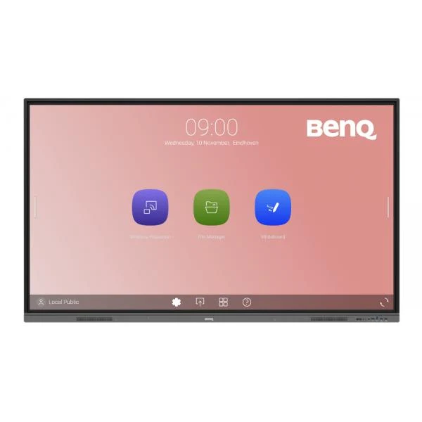 BenQ RE9803 Pannello piatto interattivo 2,49 m (98") LED 400 cd/m 4K Ultra HD Nero Touch screen Processore integrato Android 11 18/7 [9H.F92TC.DE2]