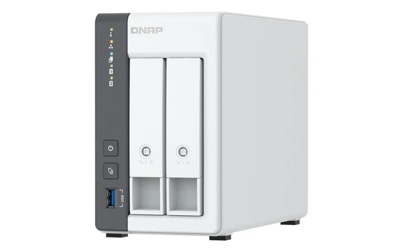 QNAP TS-216G server NAS e di archiviazione Tower Cortex-A Cortex-A55 4 GB 0 TB Bianco [TS-216G]