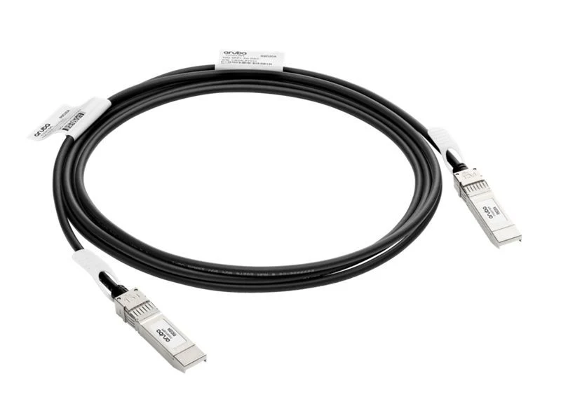HPE Aruba Networking Networking Instant On 10G SFP+ to SFP+ 3m Direct Attach Copper Cable [R9D20A]