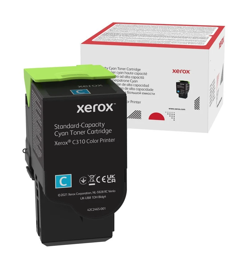 Xerox Cartuccia toner Ciano a Capacità standard da 2000 Pagine per Stampante a colori C310/multifunzione a colori C315 (006R04357) [006R04357]