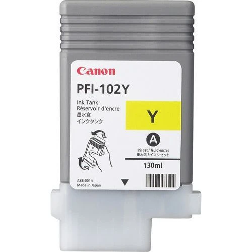 Canon PFI-102Y cartuccia d'inchiostro Originale Giallo [0898B001]