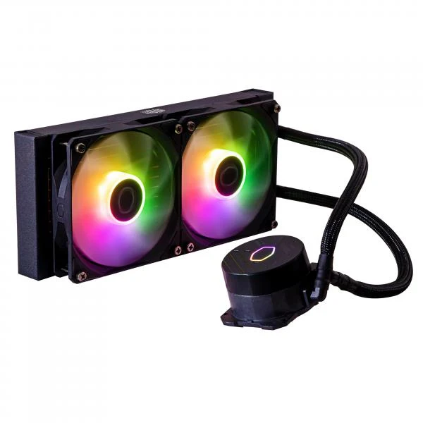 Cooler Master MasterLiquid 240L Core ARGB Processore Liquid cooling kit 12 cm Nero [MLW-D24M-A18PZ-R1]