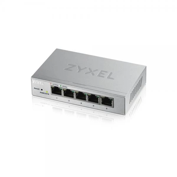 Zyxel GS1200-5 Gestito Gigabit Ethernet (10/100/1000) Argento [GS1200-5-EU0101F]