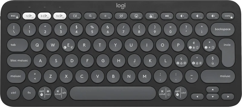 Logitech Pebble Keys 2 K380s tastiera Bluetooth (nero) [920-011819]