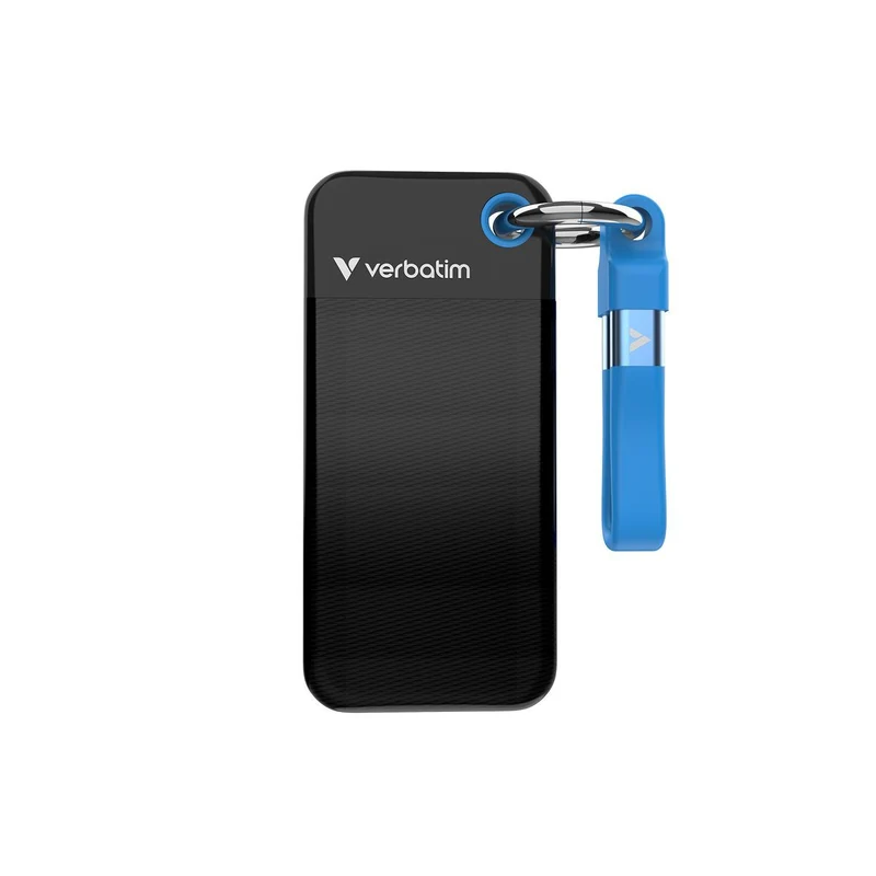Verbatim Pocket SSD 1 TB USB tipo-C 3.2 Gen 2 (3.1 Gen 2) Nero, Blu [32191]