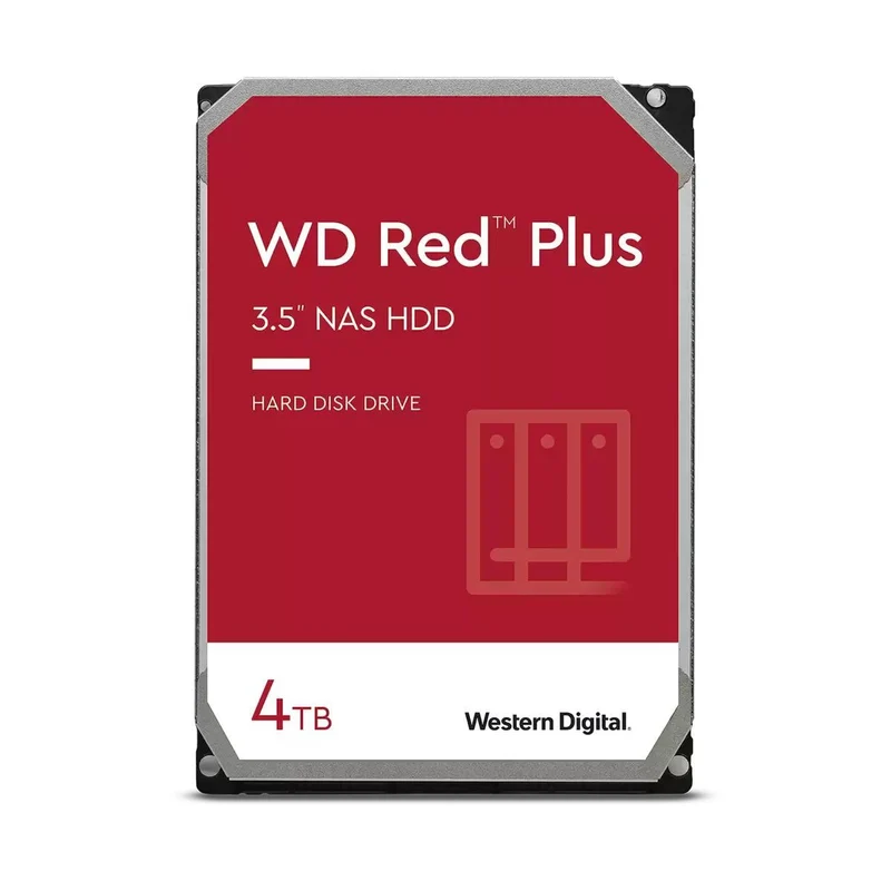 Western Digital Red Plus disco rigido interno 4 TB 5400 Giri/min 256 MB 3.5" Serial ATA III [WD40EFPX]