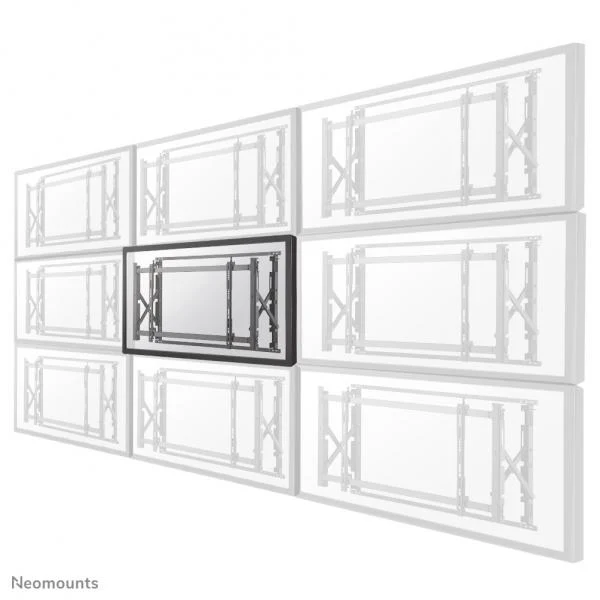 Neomounts LED-VW1750BLACK Supporto videowall da parete 32-55" - Pull-out - max 35 kg [LED-VW1750BLACK]
