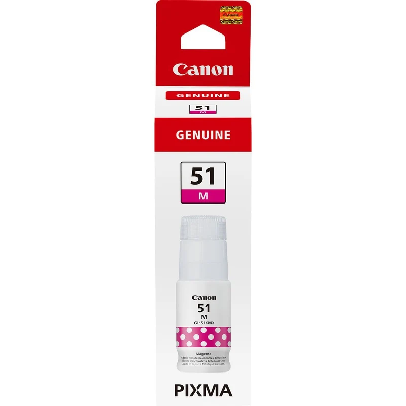 Canon GI-51M, Resa elevata, Flacone d'inchiostro, Magenta [4547C001]