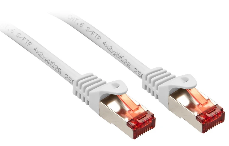 Lindy Cat.6 S/FTP 10m cavo di rete Bianco Cat6 S/FTP (S-STP) [LINDY47388]