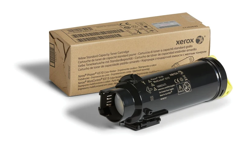 Xerox Cartuccia toner Giallo a Capacità standard da 1000 Pagine per Phaser 6510, WorkCentre 6515 (106R03475) [106R03475]