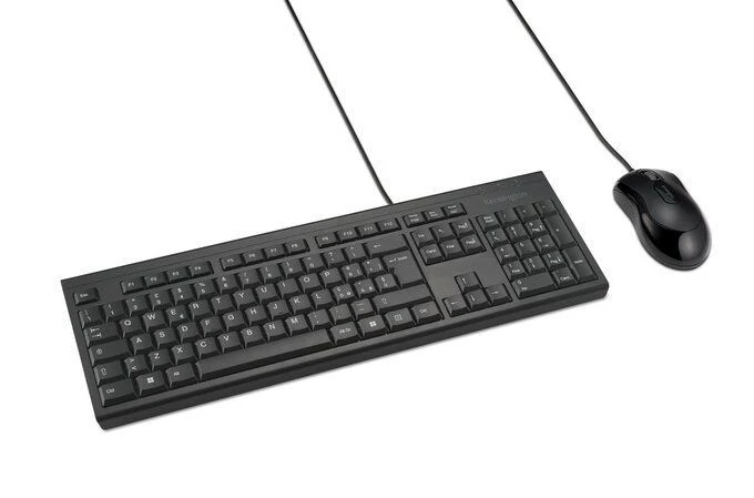 Kensington Set per desktop con cavo KM100 EQ [K75452IT]