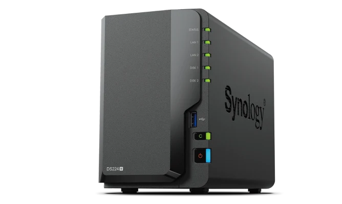 Synology DiskStation DS224+ server NAS e di archiviazione Desktop Intel Celeron J4125 2 GB DDR4 Nero [DS224+]