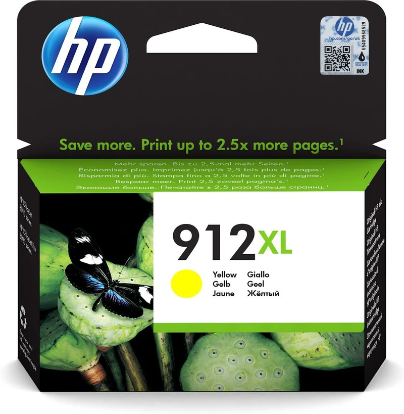 HP Cartuccia di inchiostro giallo originale 912XL ad alta capacità [3YL83AE#BGX]