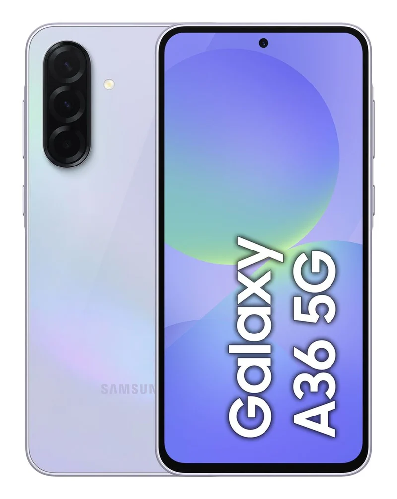 Samsung Galaxy A36 5G, Smartphone con Funzioni intelligenti, Display Super AMOLED 6.7, 8GB RAM, 256GB, Camera 50MP, Batteria 5.000 mAh, IP67, Awesome Lavender [SM-A366BLVGEUE]