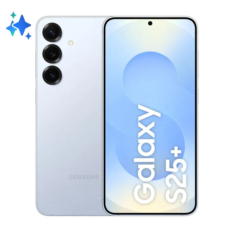 Samsung Galaxy S25+ Smartphone AI, Display 6.7'' QHD+ Dynamic AMOLED 2X, Fotocamera 50MP, RAM 12GB, 256GB, 4.900 mAh, Icyblue [SM-S936BLBDEUE]