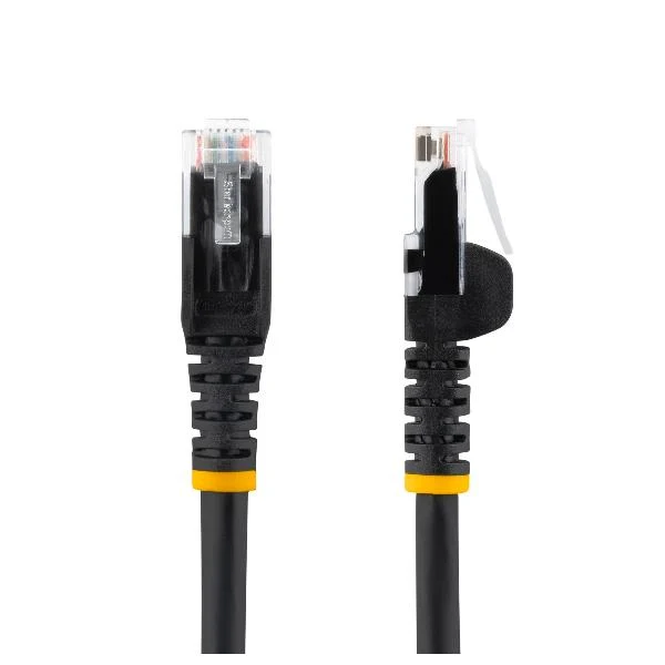 StarTech.com Cavo Ethernet CAT6 da 7 m - LSZH (Low Smoke Zero Halogen) - 10 Gigabit 650MHz 100W PoE RJ45 - Cavo di rete Lan UTP - Cavo patch categoria 6 antigroviglio - CAT 6, Certificazione ETL, 24AWG - Nero