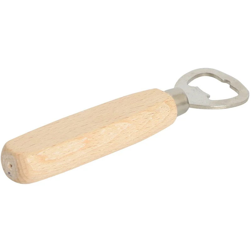 Apribottiglie con manico in legno Woody