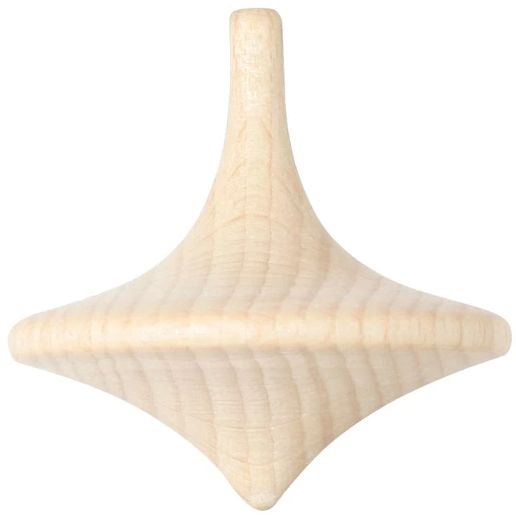 Trottola in Legno Naturale